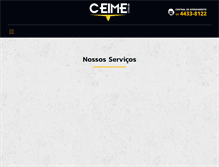 Tablet Screenshot of calibracaoceime.com.br